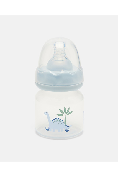 BABIES & More Printed Blue Feeding Bottle