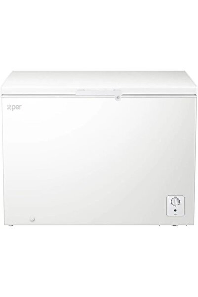 X PER فريزر أفقي XPER سعة 8.8 قدم مكعب أبيض اللون FRXP485-24