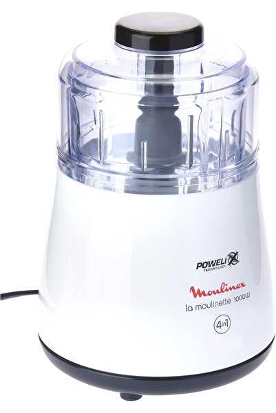 Moulinex قطاعة الخضروات لا مولينيت 4 في 1، قطاعة بقوة 1000 واط وسعة 500 مل، ل...