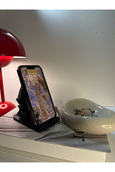 Gragold3Design حامل هاتف على شكل أنوبيس - قطعة ديكور مفيدة