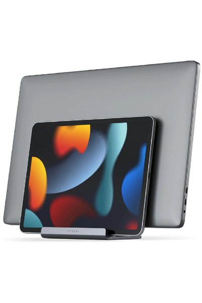 Satechi Dual Vertical Laptop Stand - Βάση Αλουμινίου για Laptop / Tablet / Sm...