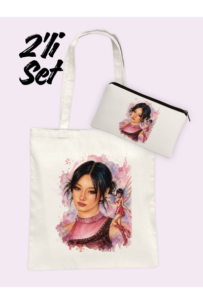 Hayali Şeyler Manifest Zoktay 2-Piece Bag and Pen Holder Set