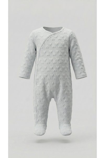 BABIES & More Heart Shape V-Neck Sleepsuit