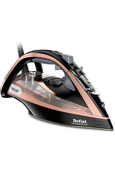 TEFAL مكواة بخارية فائقة النقاء FV9845M0 مع تقنية إزالة الترسبات وقاعدة مانعة...