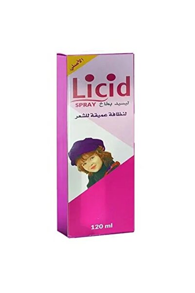 Licid ليسيد بخاخ للقضاء على القمل والقشرة مع مشط- 120 مل