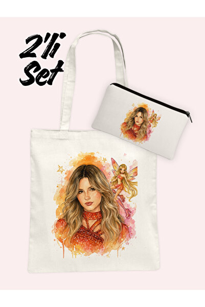 Hayali Şeyler Manifest Lidya 2-Piece Bag and Pen Holder Set