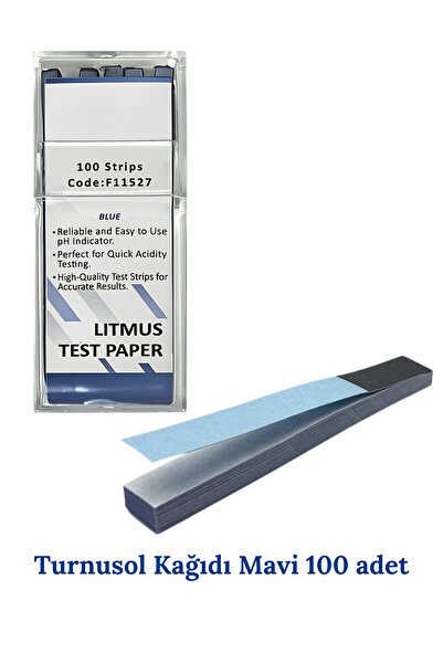 Mr. Crowley Turnusol Kağıdı Mavi 100 adet Test Strip Litmus Paper