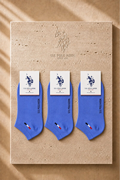 U.S. Polo Assn. Ανδρικές κάλτσες-μποτάκια 3 τεμαχίων
