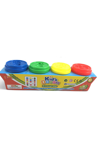 NO BRAND Set 4 borcane cu plastilină