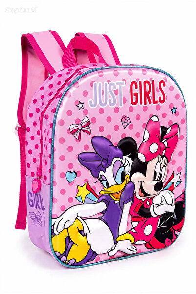 Disney Rucsac ghiozdan mic pentru grădiniță Minnie Mouse și Daisy Duck "Just ...