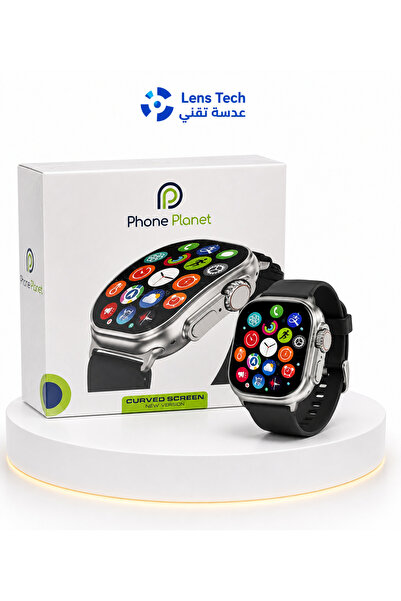 PHONE PLANET ساعة ذكية بشاشة منحنية ⌚