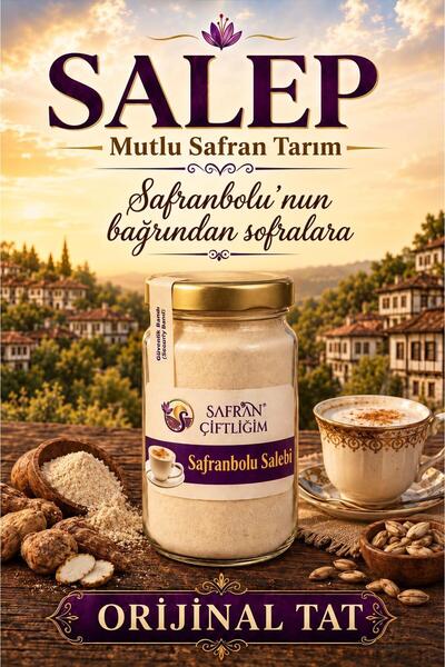 Genel Markalar %100 Doğal Safranbolu Salebi | 50 Gram | Premium Kalite Taze Ürün