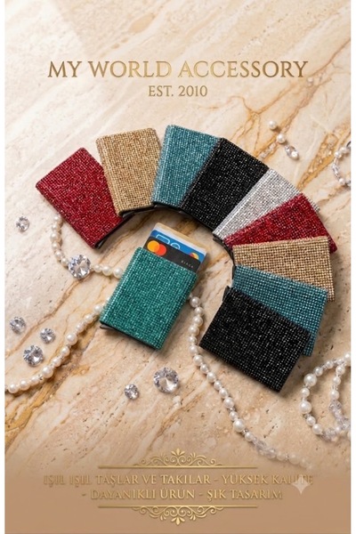 MY WORLD ACCESSORY Business Card Stone Holder
