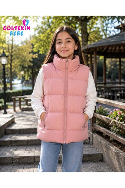 gültekin bebe Garland Nova Kumaş Kız Şişme Yelek 5-10 Yaş -AY8075472 - PEMBE