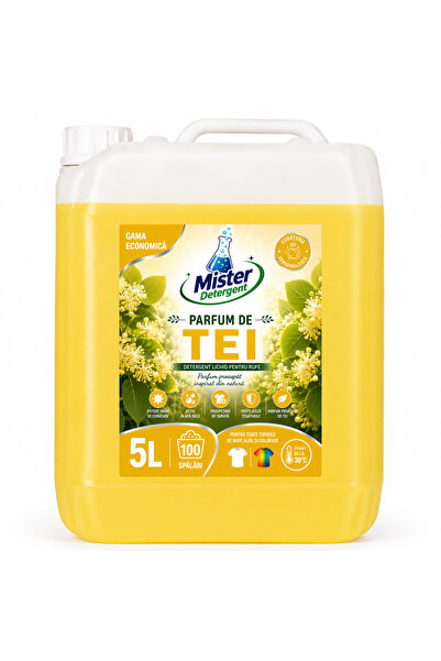 Mister Detergent Detergent lichid – Parfum de Tei, 5L - 100 spălări