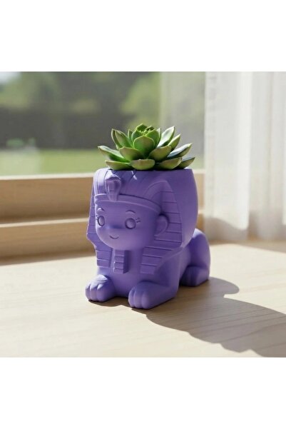OEM Decorative Pot Plant Holder Sphinx Cartoon Model 3D Printed 100mm