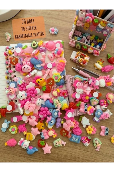 DERSHA 3D Sticker Kendinden Yapışkanlı Yeniden Kullanılabilir Su Geçirmez Sul...