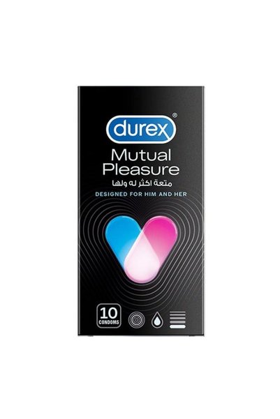Durex واقي ذكري متعة متبادلة من ديوركس - 10قطعة