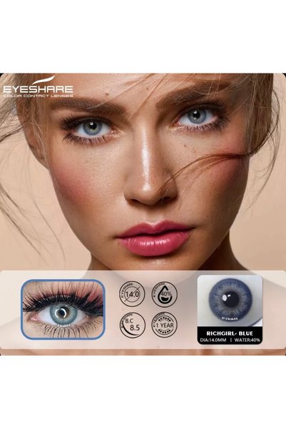 dermasuction Rich girl blue hareli mavi göz le si