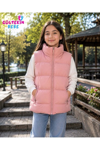 gültekin bebe Garland Nova Kumaş Kız Şişme Yelek 11-16 Yaş -AY8076525 - PEMBE