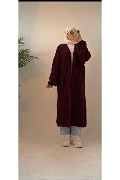 AXXAN Women's Long Cardigan Wool Cardigan Long Cardigan with Pockets