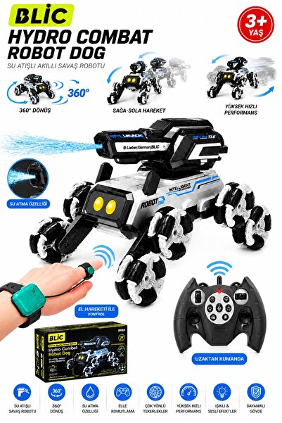 Lieber German 360° Dönebilen 2.4 GhZ Uzaktan ve Bilekten Kumanda 8 Teker Akro...