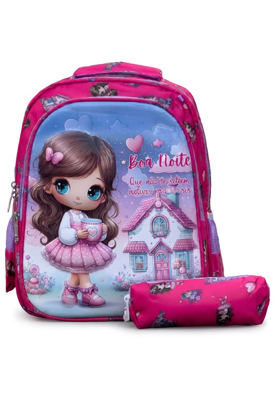 ZAAPPY 14 Inch Pretty Heart School Bag For 4-7 Years, Printed Backpack Bags, ...