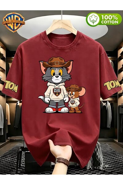 yombaa Tricou cu imprimeu Classic Character Color Line Wind Love Mouse, trico...