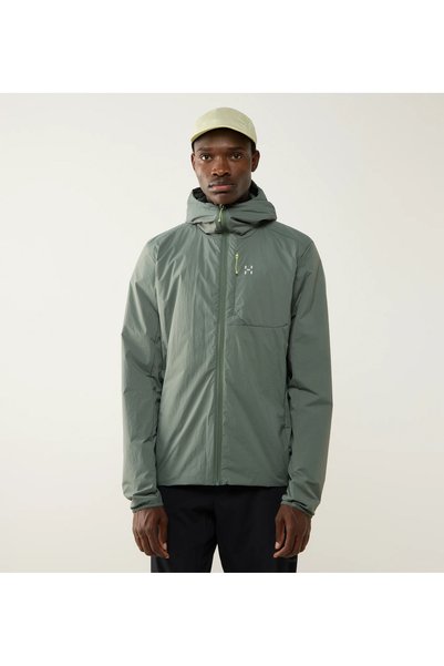 HAGLOFS Jachetă izolată Haglöfs L.I.M Mimic Barrier Hood bărbați - verde