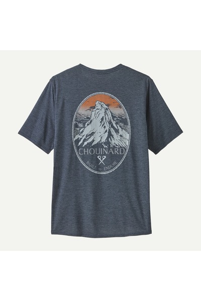 Patagonia tricou - M Capilene Cool Daily Graphic Lands - Albastru