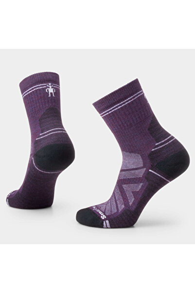 Smartwool Șosete Merino de drumeție Hike - mov Purple Iris |   Mid Crew |   P...