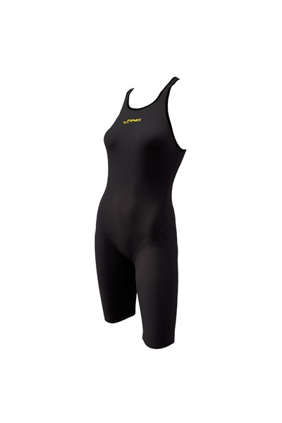 Finis Costum inot tehnic pentru fete sau femei - Fuse Open Back Kneeskin - negru