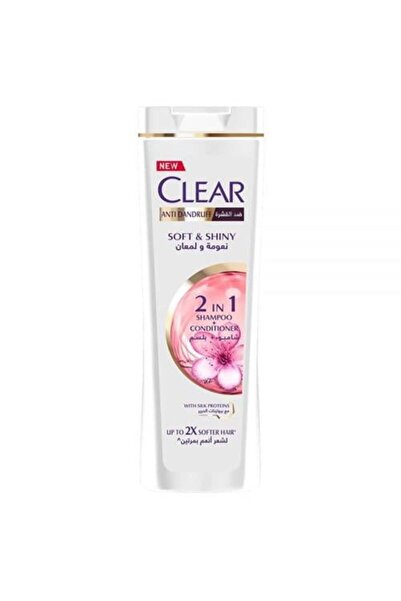 Clear 2-in-1 Anti-Dandruff Shampoo and Conditioner Softness and Shine 200 ml