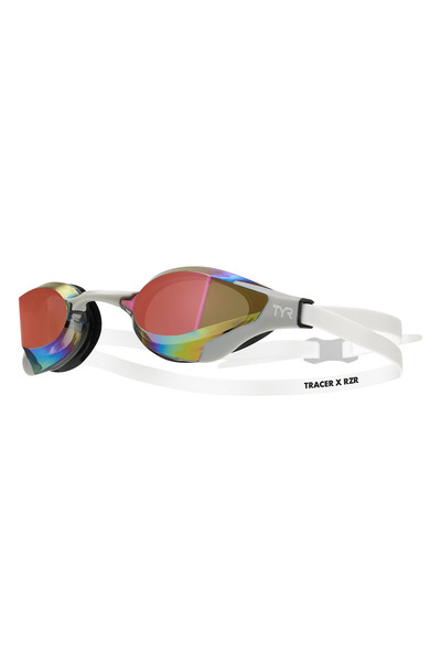 TYR Ochelari înot Tracer-X RZR Racing - alb/gri | anti-aburire