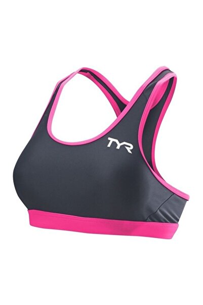 TYR bustiera - Racerback Tri Competitor W - gri roz
