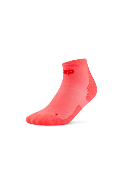 Cep Șosete compresie Run Ultralight 4.0 Low Cut - coral neon/roșu - femei