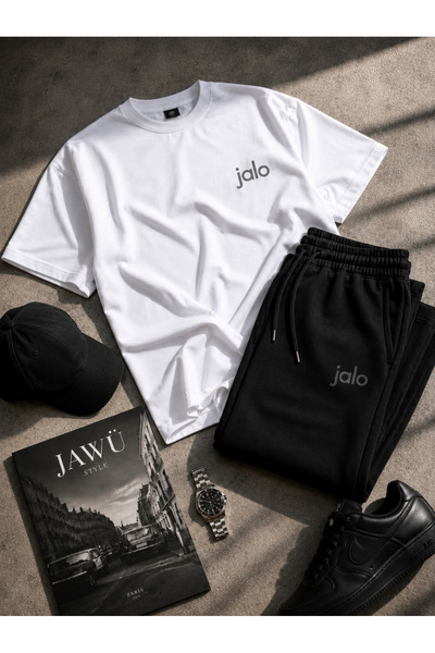JAWÜ FASHION Jalo Printed Oversize Cotton Premium Tracksuit - T-Shirt Set