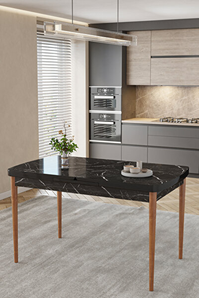 Kaktüs Avm 80x170CM Mutfak Masası Takımı | 4 Kişilik Açılır Masa Sandalye Takımı -Yemek Odası-MDF