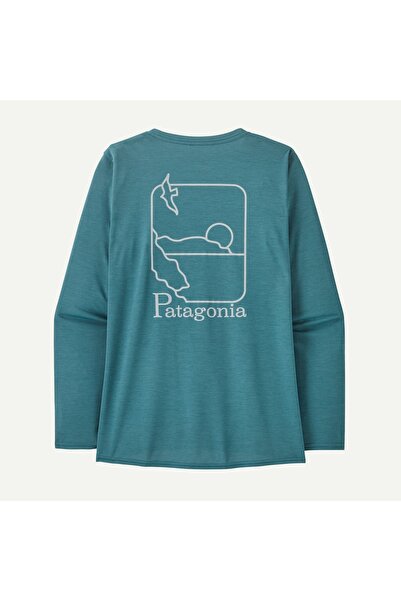 Patagonia Μπλούζα - W Capilene Cool Daily Graphic Waters - Μπλε