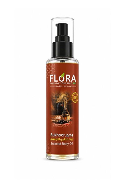 Flora Bukhoor Scented Body Oil - Moisturizing, Long-Lasting Fragrance, 100ml
