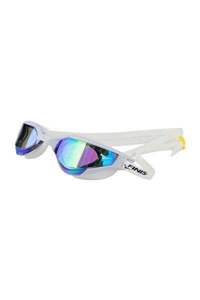 Finis ochelari inot pentru triatlon Hayden Goggles - alb cu lentila oglinda mov