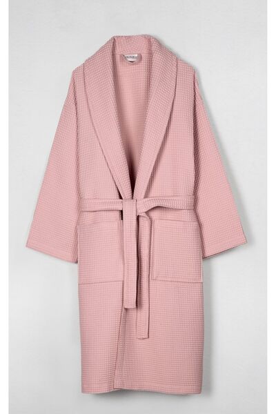 CEMETEKS Waffle Bathrobe, 100% Cotton Waffle Pique Bathrobe, Quick-Dry High W...