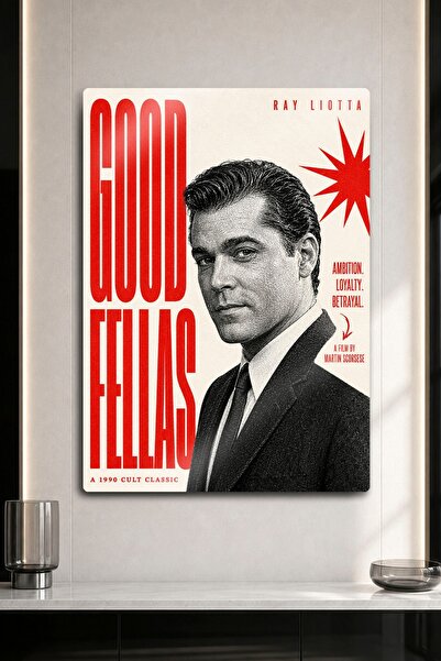 DekorHane Goodfellas Tight Friends Ray Liotta Design de perete cu afiș de fil...