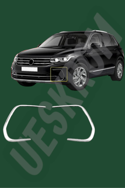 ueskrom VW Tiguan Uyumlu Krom Sis Çerçevesi 2 Prç. 2020-2024