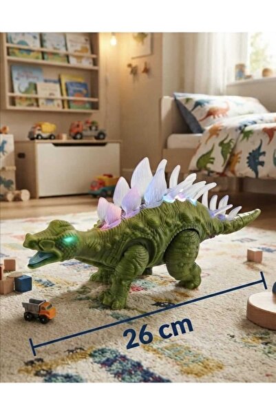 feys shop Hareketli Sesli Işıklı Dinozor Oyuncak - Sesli Işıklı Hareketli Din...