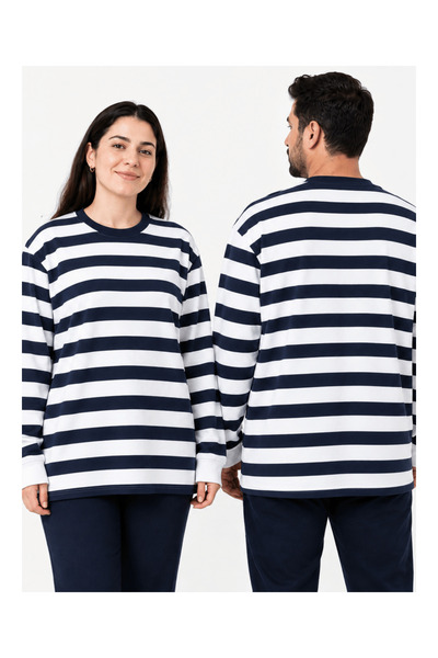 onymino Strike a Chord Unisex 4XL Oversize İki İplik Sweatshirt