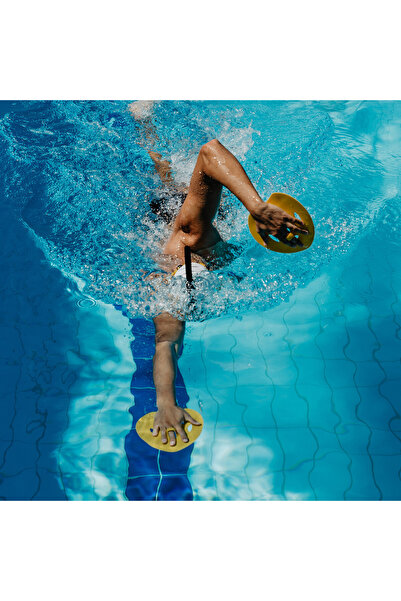 Finis palmare inot Manta Paddles - galben