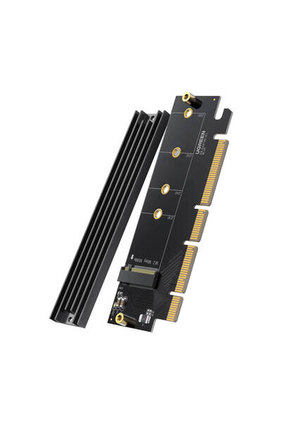 Ugreen ADAPTOR Ugreen, "CM465" M.2 (M)(NVMe) la PCIe 4.0, adaptor pt. SSD M.2...
