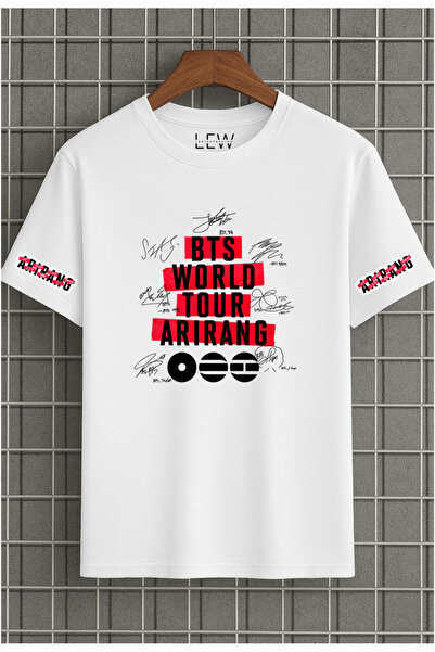 lovver Tricou BTS Arırang Army cu design special, imprimare premium, respirab...