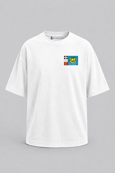 Bahriyeli Collection Oversize Saint Pierre and Miquelon Flag Pocket Printed U...